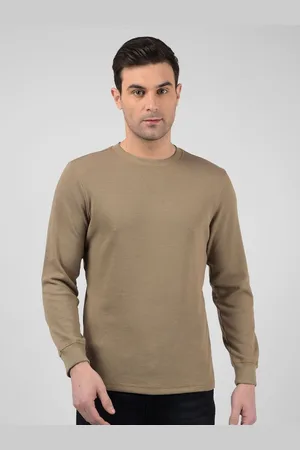 NUMERO UNO Men Solid Round Neck Regular Fit Cotton T-shirt