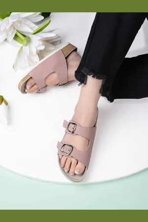 Mast & Harbour Women Suede Comfort Sandals