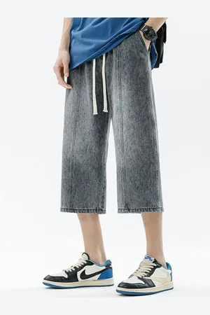HERE&NOW Men Modal Denim Shorts