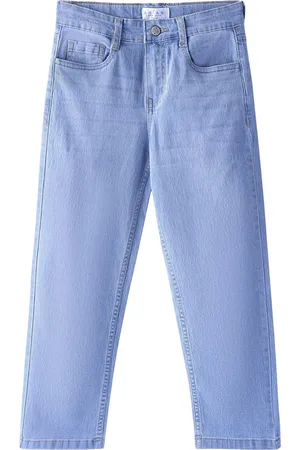 ARIAS Boys Regular Fit Mid-Rise Cotton Jeans
