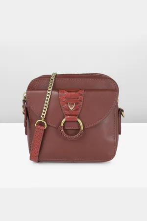 Hidesign Textured Leather Structured Sling Bag