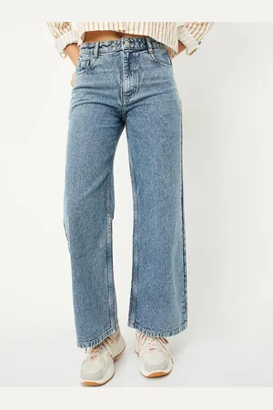Max Collection Women Light Fade Cotton Denim Mid-Rise Jeans