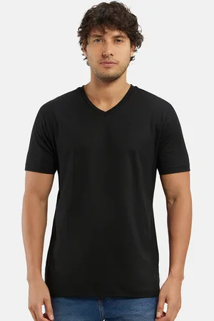 Jockey Combed Cotton Rich V Neck Half Sleeve Tshirt -2726