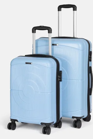 Teakwood Leathers Concentrix Set of 2 360-Degree Rotation Trolley Bag - 95L