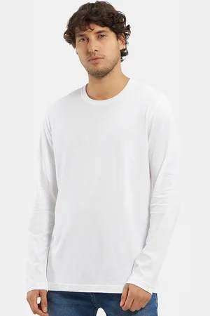 Jockey Super Combed Cotton Rich Solid Round Neck Full Sleeve Tshirt-AM95