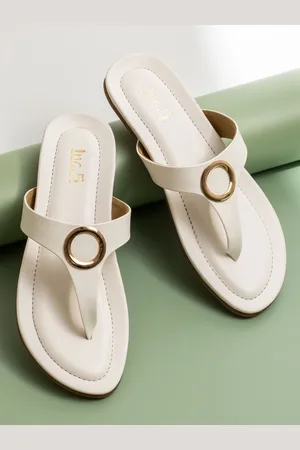 Inc 5 Women T-Strap Flats with Buckles