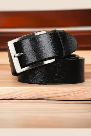 Metronaut Men Textured Leather Formal Belt