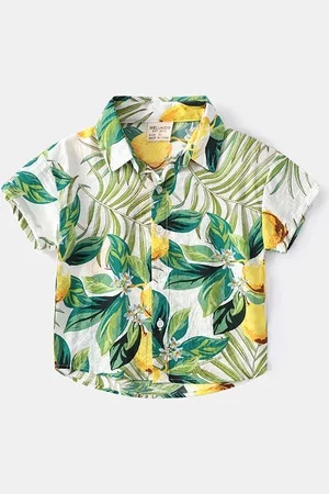 LULU & SKY Boys Opaque Printed Casual Shirt