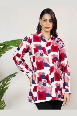 MomToBe Women Comfort Opaque Printed Maternity Shirt