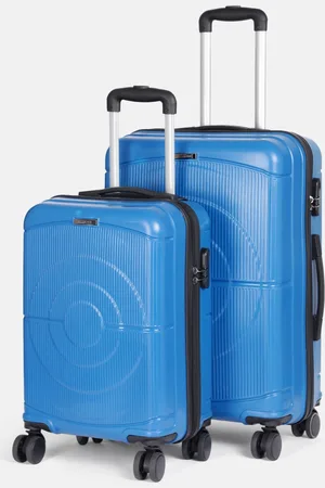 Teakwood Leathers Concentrix Set of 2 360-Degree Rotation Trolley Bag - 95L
