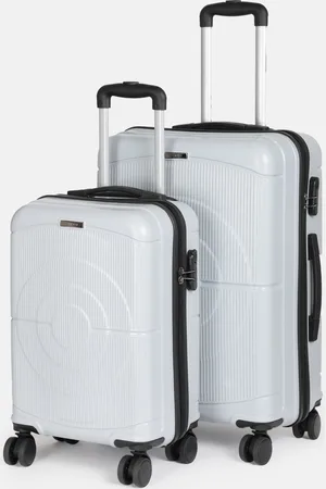 Teakwood Leathers Concentrix Set of 2 360-Degree Rotation Trolley Bag - 95L