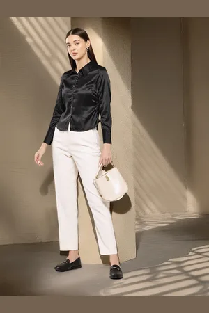 Chemistry Women Satin Casual Shirt