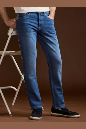 The Bear House Men Solid Slim Fit Jeans