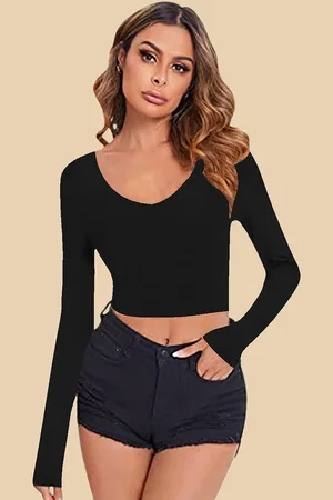 Dream Beauty Fashion Women Fitted Crop Top