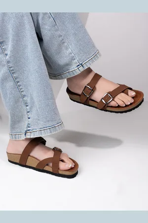 Mast & Harbour Women Suede Comfort Sandals
