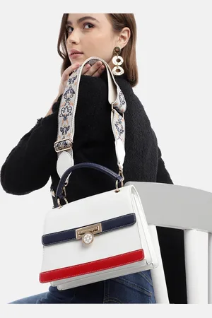 Lino Perros Colourblocked Structured Satchel Bag