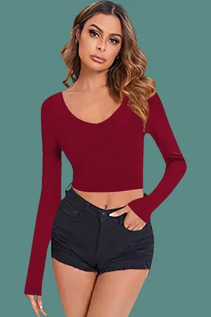 Dream Beauty Fashion Women Fitted Crop Top