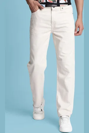 Bene Kleed Men Relaxed Fit Slash Knee Jeans
