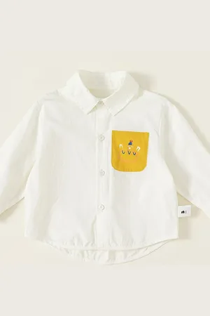 LULU & SKY Boys Opaque Casual Shirt