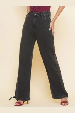 BAESD Women Straight Fit High-Rise No Fade Jeans