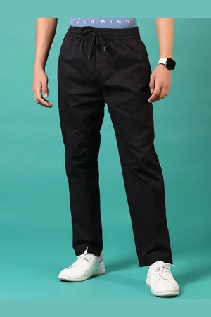 V-Mart Men Mid-Rise Cotton Regular Trousers