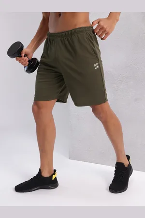 HRX Men Mid-Rise Regular Fit Rapid-Dry Training Shorts