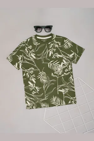 Pantaloons Boys Floral Printed Round Neck Cotton T-shirt