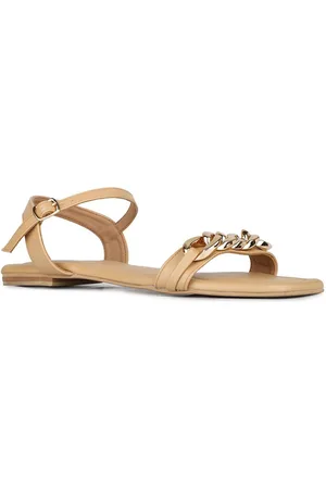 Inc 5 Women Embellished Open Toe Flats