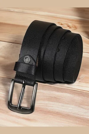 Metronaut Men Textured Leather Formal Belt