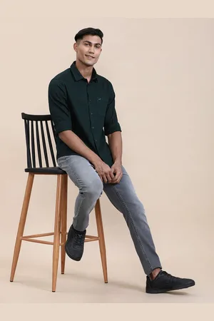 Crocodile Men Opaque Casual Shirt