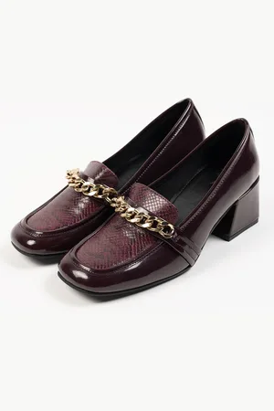 Theater Women PU Block Pumps