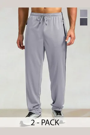 Moda Rapido Men Pack Of 2 Mid Rise Gym Track Pants