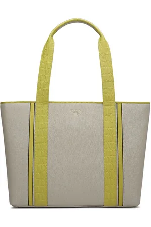 Da Milano Women Textured Leather Shopper Tote Bag