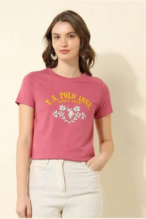 Ralph Lauren Floral Printed Round Neck Regular Fit Cotton T-shirt