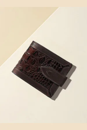 Hidesign Men Printed Leather Two Fold Wallet