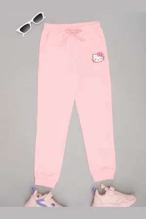Pantaloons Girls Printed Pure Cotton Mid Rise Joggers