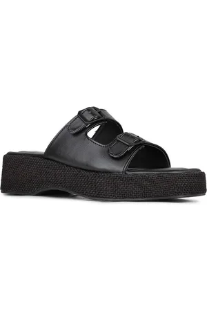 Inc 5 Women Open Toe Flats with Buckles