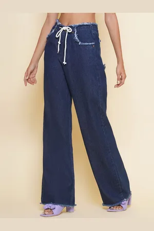 BAESD Women Solid Straight Fit High-Rise Jeans