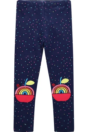 LULU & SKY Printed Mid-Rise Ankle-Length Leggings