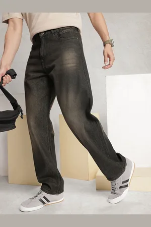 WROGN Men Loose Fit Light Fade Pure Cotton Jeans