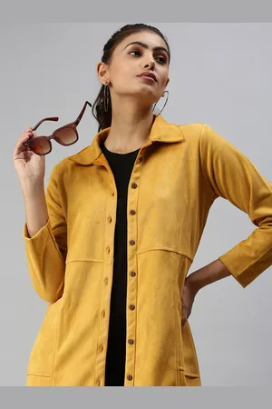 SHOWOFF Women Suede Overcoat