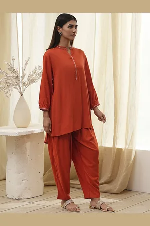 Biba Mandarin Collar Tunic With Trousers