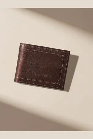 Hidesign Men Leather Two Fold Wallet