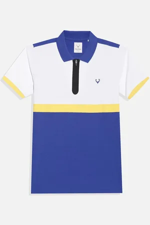 Allen Solly Boys Colourblocked Polo Collar T-shirt