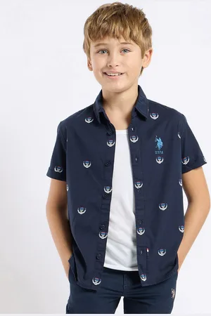 Ralph Lauren Boys Classic Fit Conversational Printed Cotton Casual Shirt