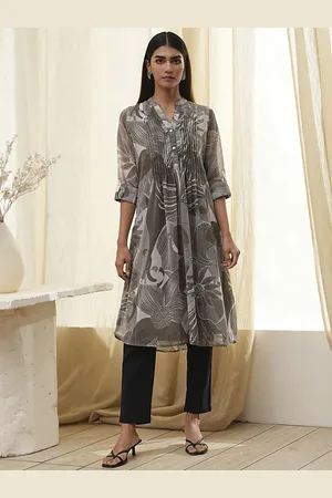 Biba Women Ethnic Motifs Printed Flared Sleeves Kurta