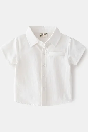 LULU & SKY Boys Opaque Casual Shirt