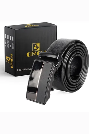 Cimoni Men Textured Formal Belt