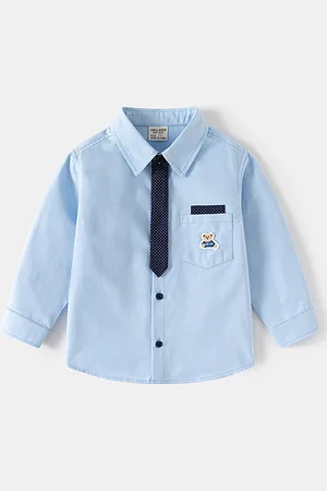 LULU & SKY Boys Opaque Casual Shirt