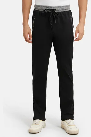 Jockey Combed Cotton Rich Slim Fit Trackpant with Side Zipper Pockets-9510